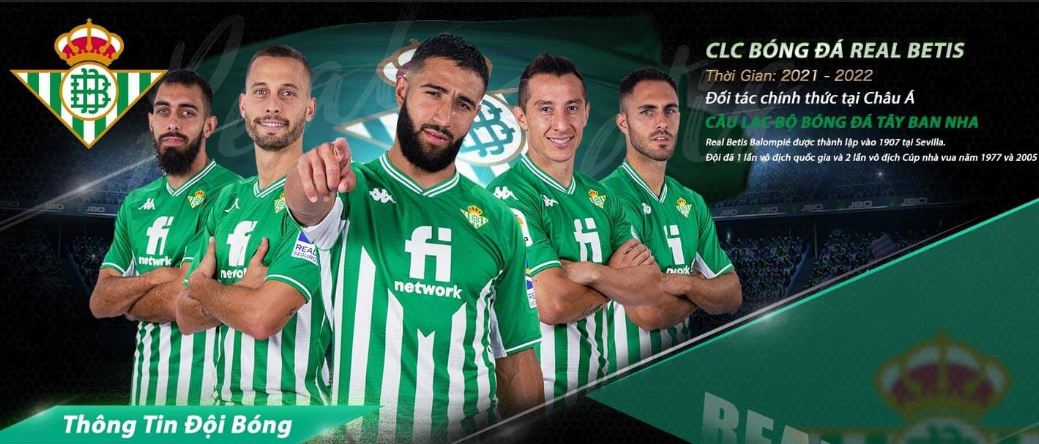 Thoa thuan hop dong tai tro cua Jbo cho CLB Real Betis 