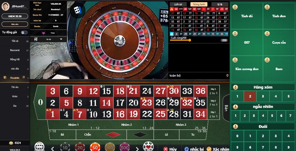 Cach choi roulette Jbo chi tiet