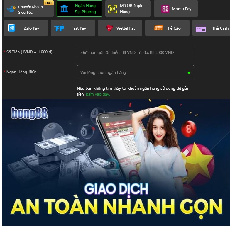 Danh gia toc do giao dich Jbo vs Bong88